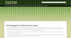 Desktop Screenshot of kinesiologie-kinesiologue-75-paris-92-boulogne-billancourt.fr